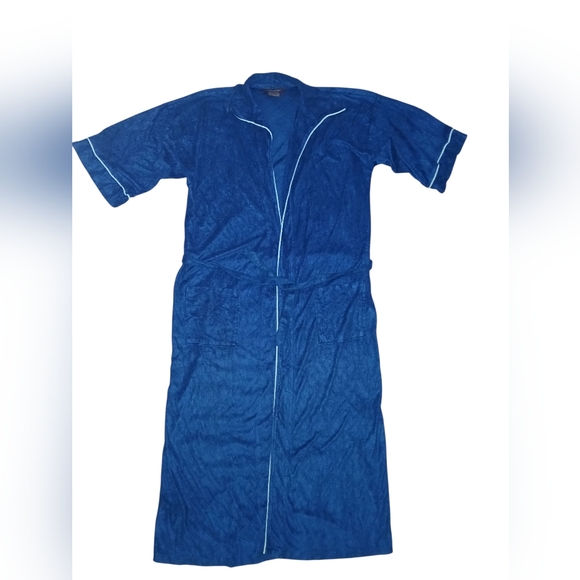 Kingsport Vintage Men's Long Robe with White Piping - Picture 5 of 7